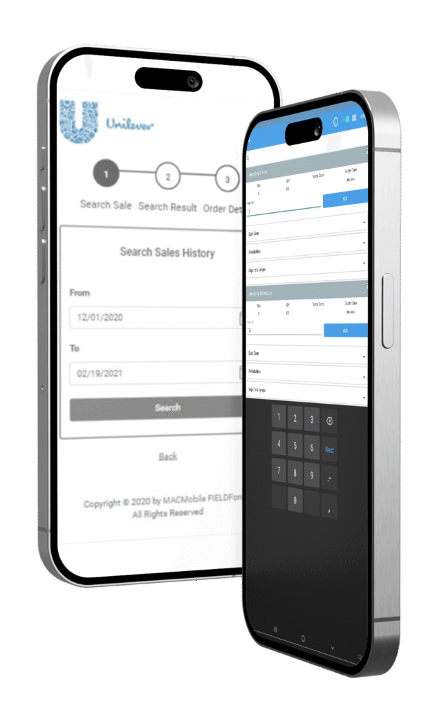 b2b ecommerce dashboards on mobile phone for B2B eCommerce automation software